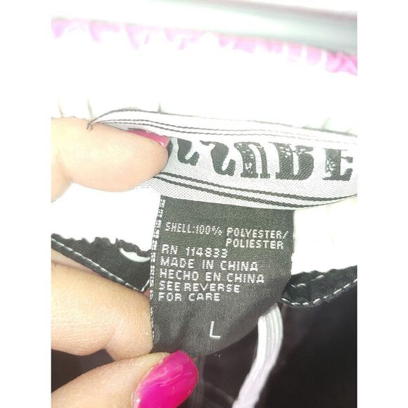 RS Surf Mens Size Large Black Multicolor Mesh Lined Swim Trunks. - Picture 3 of 5